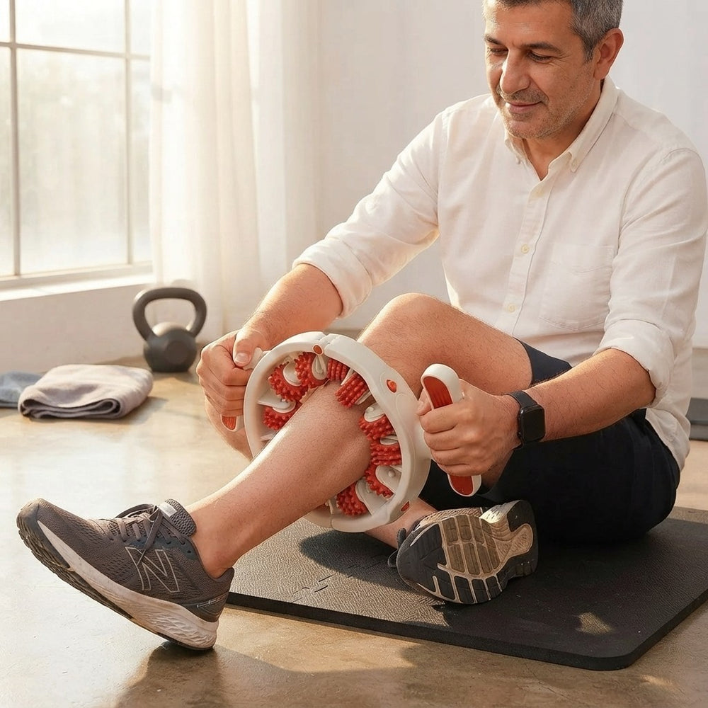 Detachable Ring Leg Massager for Muscle Fatigue